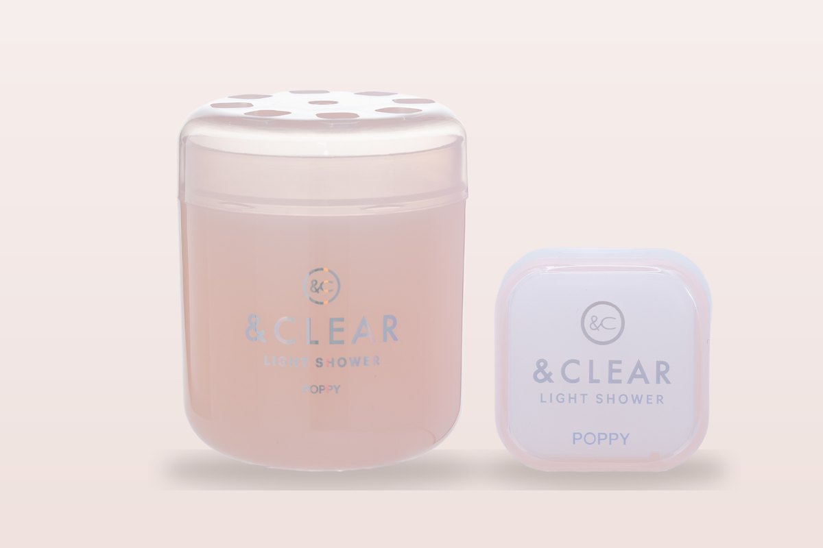 & CLEAR 輕盈麝香:果凍杯與冷氣孔