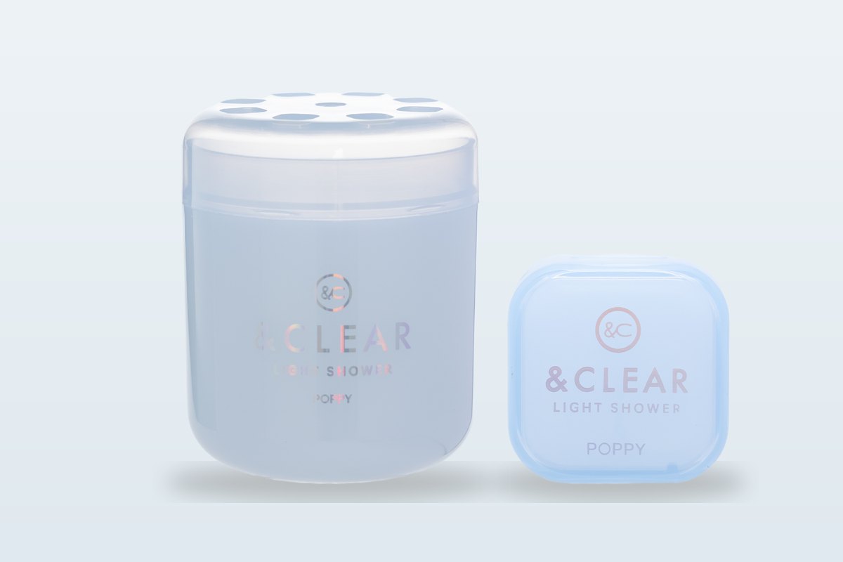 & CLEAR 亮澤香皂:果凍杯與冷氣孔
